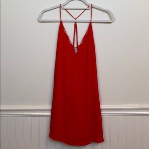 Forever 21 Red Halter Mini Dress